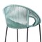 Armen Living Acapulco 26" Indoor Outdoor Steel Bar Stool with Wasabi Rope LCACBAWSB26 - alternate 8